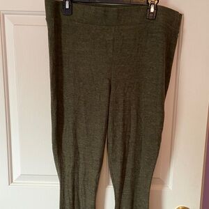 Torrid olive green heathered leggings